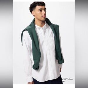 Uniqlo Broadcloth cotton shirt NWT